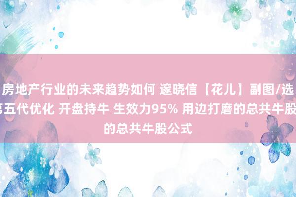 房地产行业的未来趋势如何 邃晓信【花儿】副图/选股 第五代优化 开盘持牛 生效力95% 用边打磨的总共牛股公式